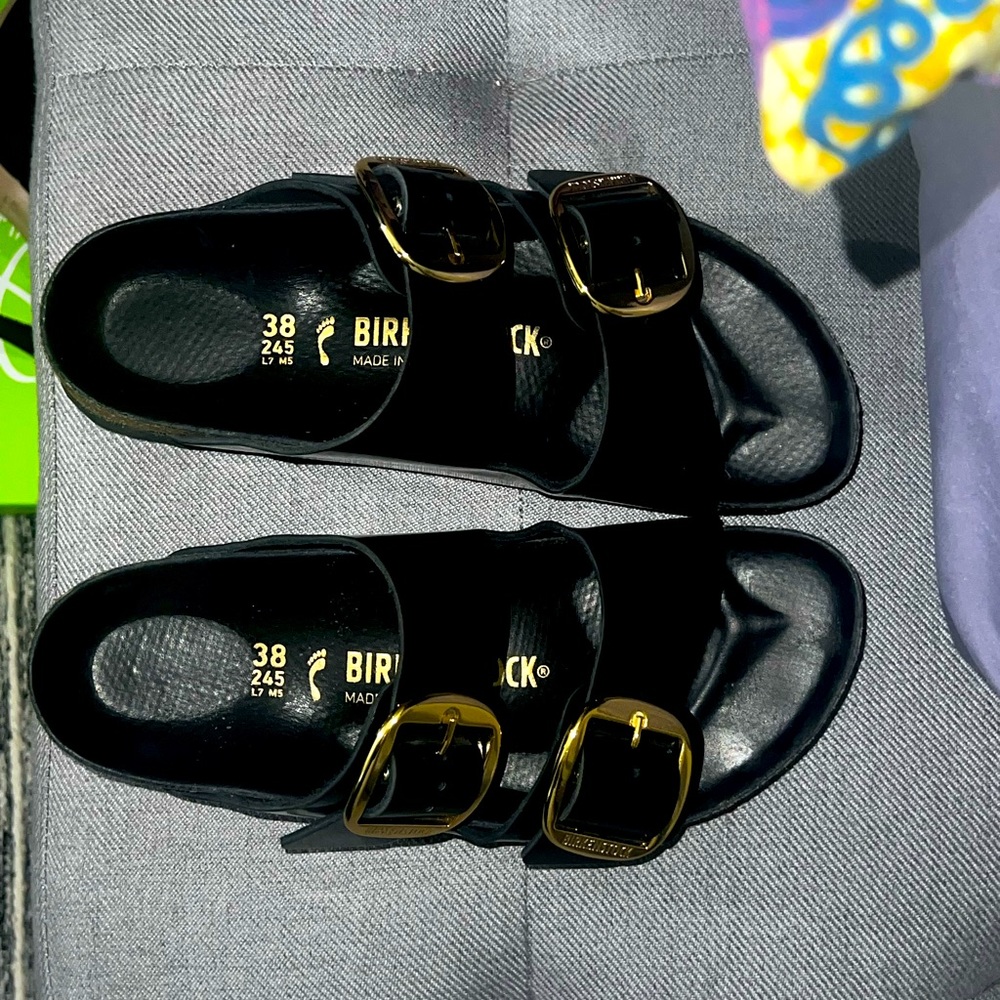 Birkenstock Leather Slides